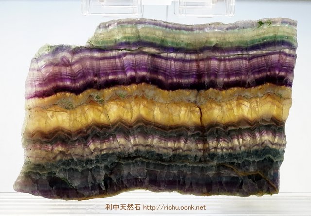 フローライト（蛍石）スライス（プレート）原石10 fluorite slice